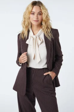 Abigail Pinstripe Blazer