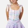 Abyss Tartan Corset
