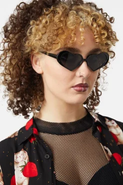 Acetate Heart Sunglasses