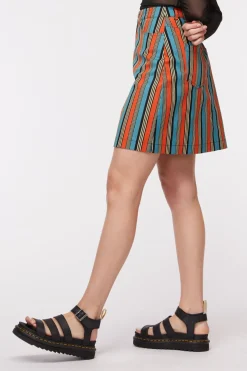 All Star Skirt -Teal/Orange