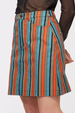All Star Skirt -Teal/Orange