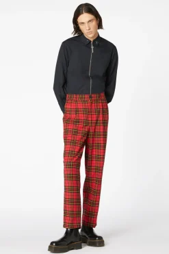 Arcana Tartan Pleat Pant