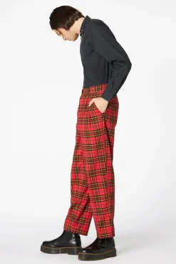 Arcana Tartan Pleat Pant