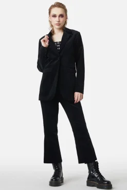 At The Alter Velvet Blazer