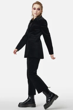 At The Alter Velvet Blazer