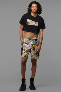 Back Alley Boxy Crop Tee