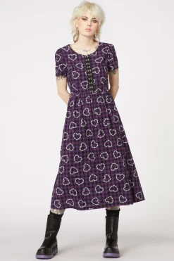 Barbed Heart Check Dress