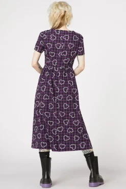 Barbed Heart Check Dress