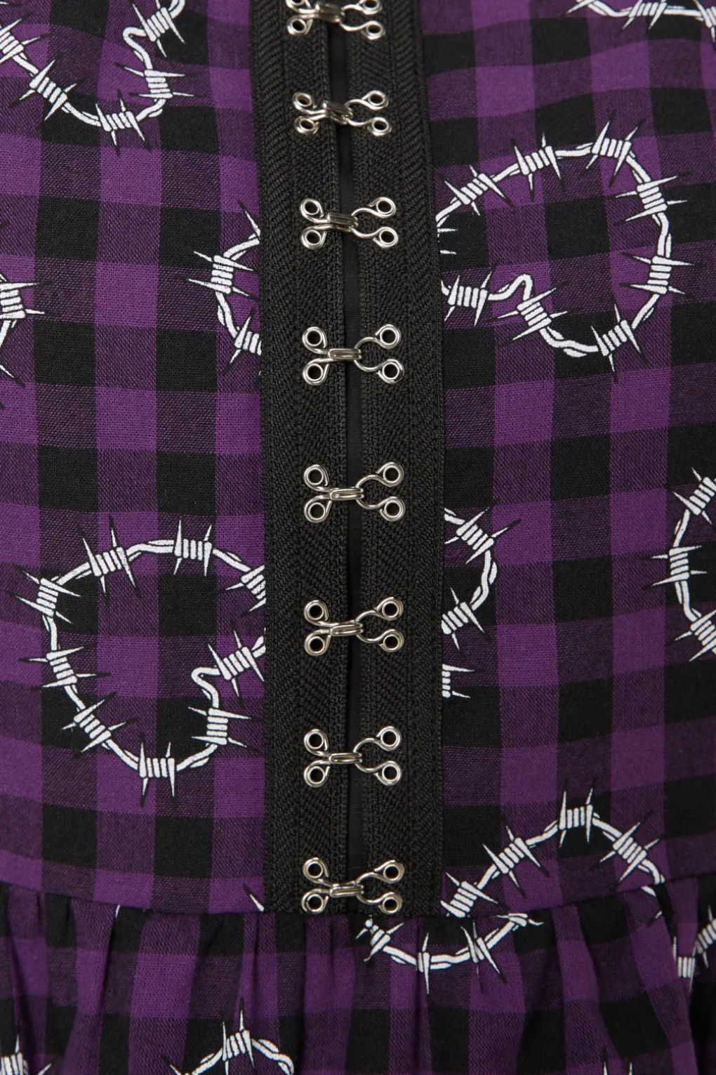 Barbed Heart Check Dress