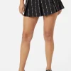 Barbed Wire Inverted Pleat Skort