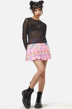 Basic Mesh Long Sleeve Top