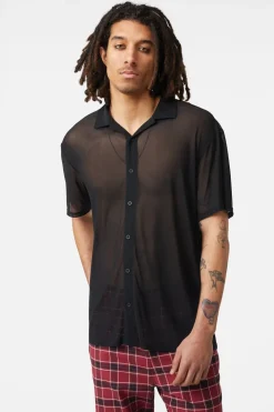 Basic Mesh Short Sleeve Shirt