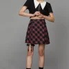 Batty Goth Tartan Skirt