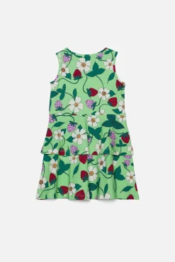 Berry Cute Kids Jersey Tiered Dress
