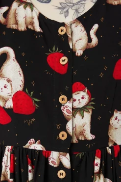 Berry Kitty Summer Dress