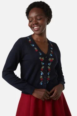 Berry Sweet Emb Cardi