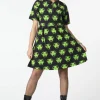 Biohazard Print Smock Dress