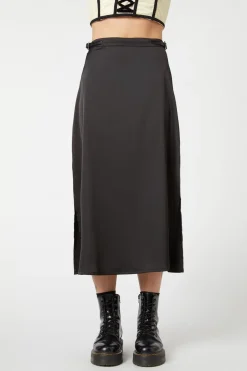 Birth Chart Midi Slit Skirt