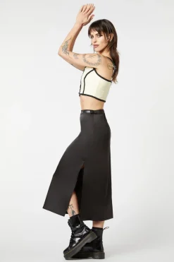 Birth Chart Midi Slit Skirt