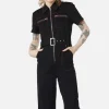 Bitter Recluse Contrast Stitch Jumpsuit