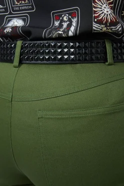 Black On Black Stud Belt