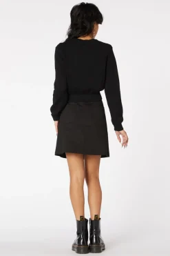 Bleeding Heart Crop Knit