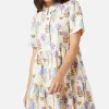 Blue Bee Shirt Dress