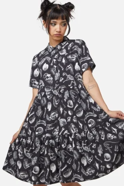 Body Fossils Printed Dress