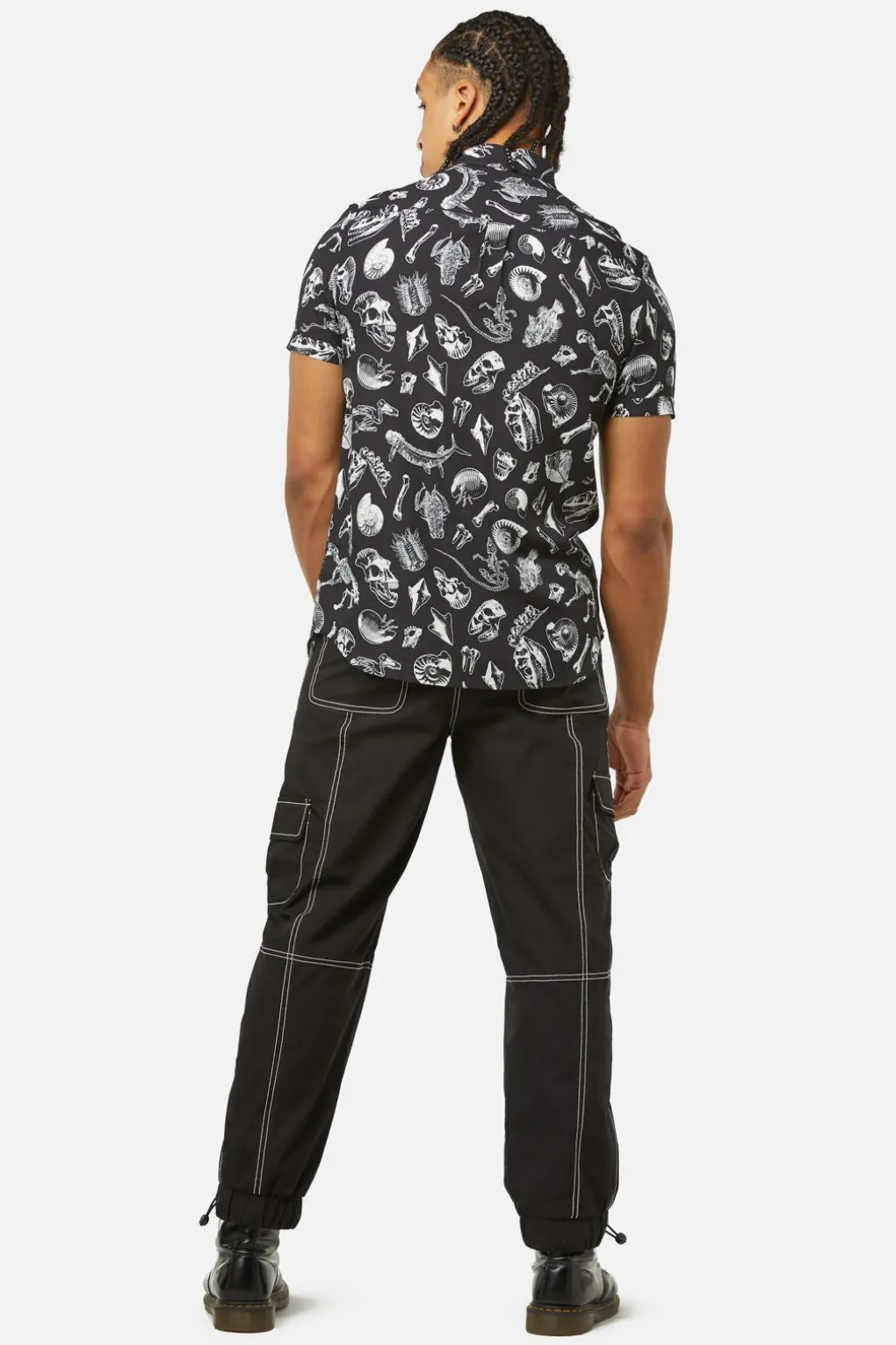 Body Fossils Printed Short Sleeve Shirt