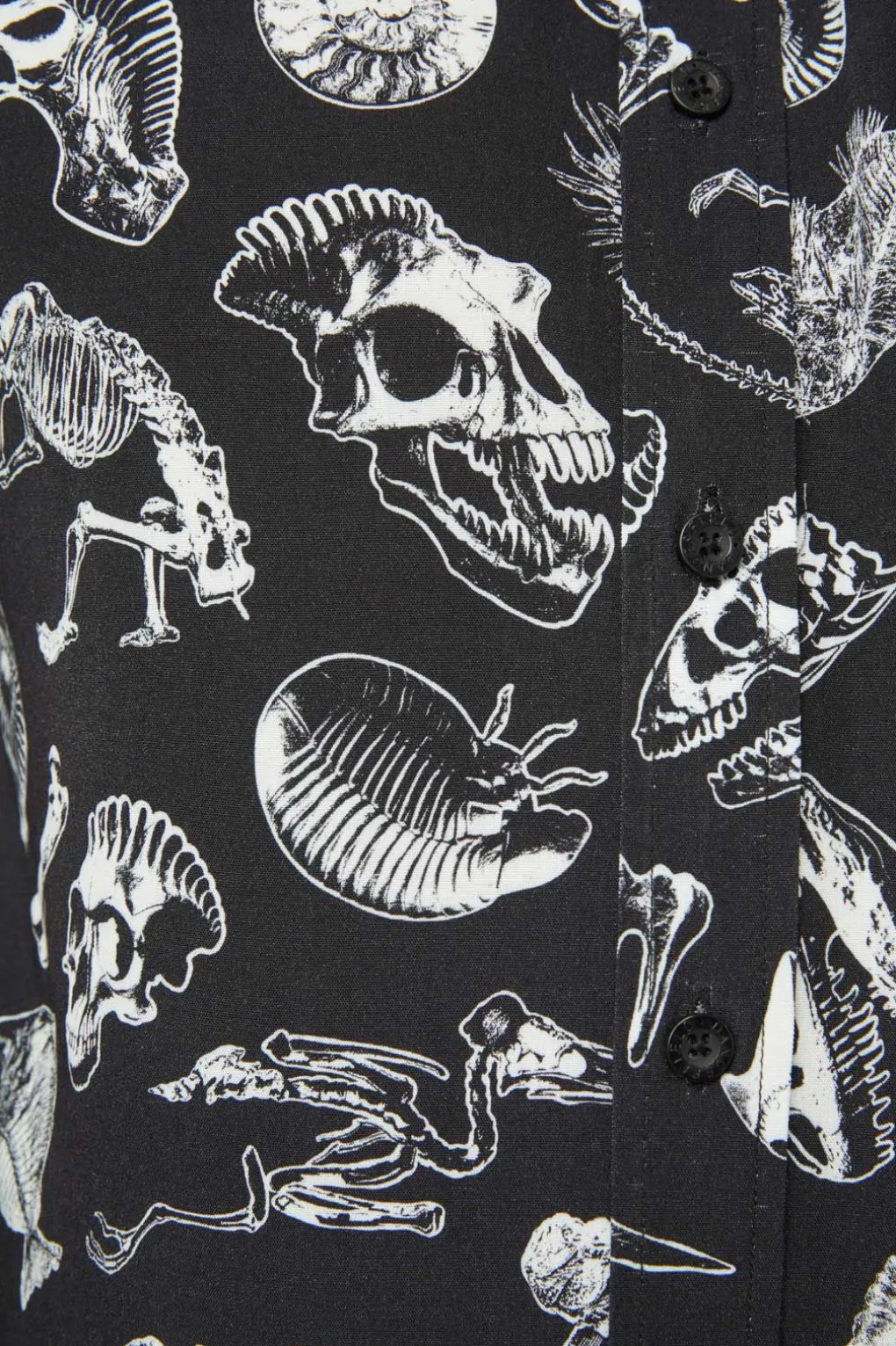 Body Fossils Printed Short Sleeve Shirt