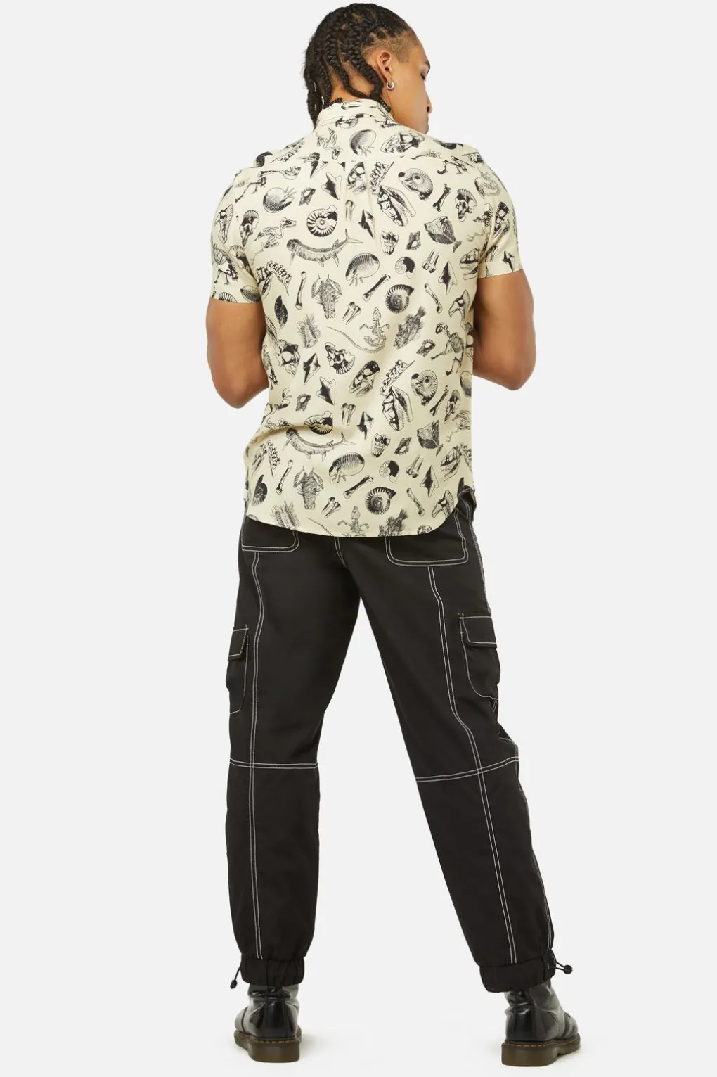 Body Fossils Printed Short Sleeve Shirt