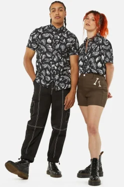 Body Fossils Printed Short Sleeve Shirt