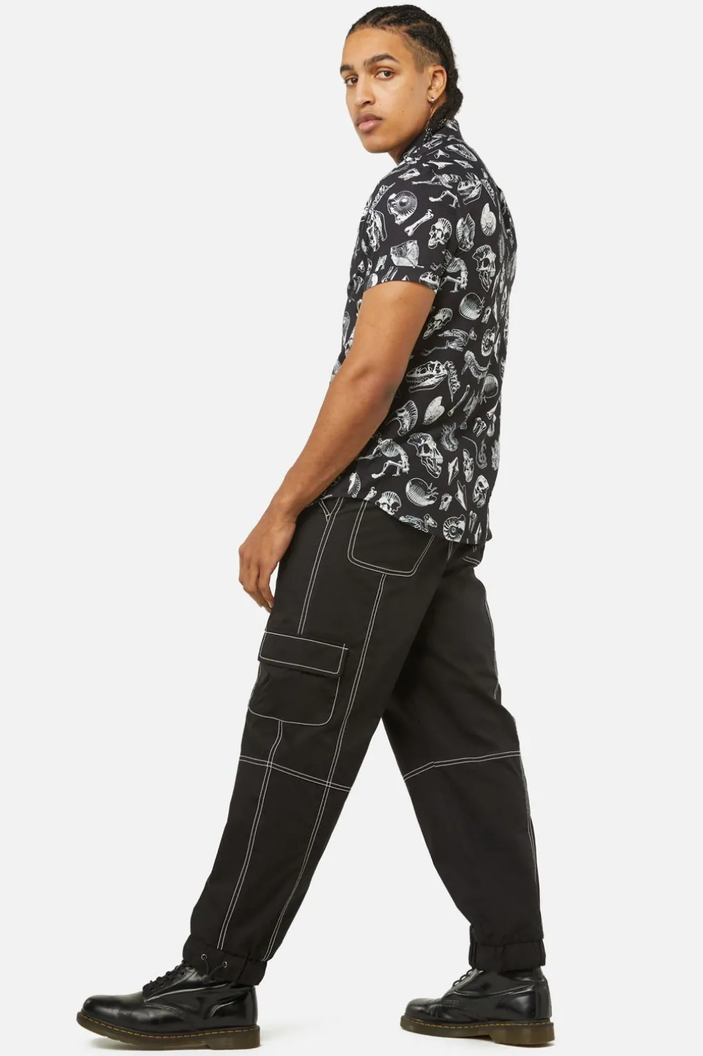 Body Fossils Printed Short Sleeve Shirt