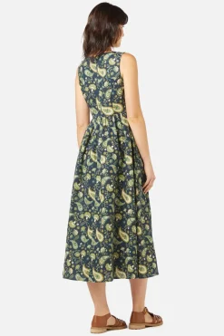 Boho Paisley Midi Dress