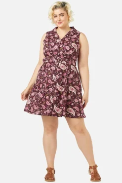 Boho Paisley Mini Dress