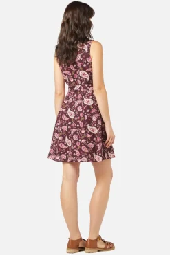 Boho Paisley Mini Dress