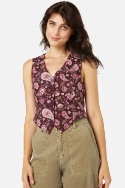 Boho Paisley Vest
