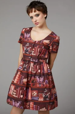 Bookish Print Dress