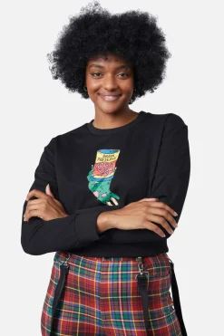 Brainz Boxy Crop Sweater