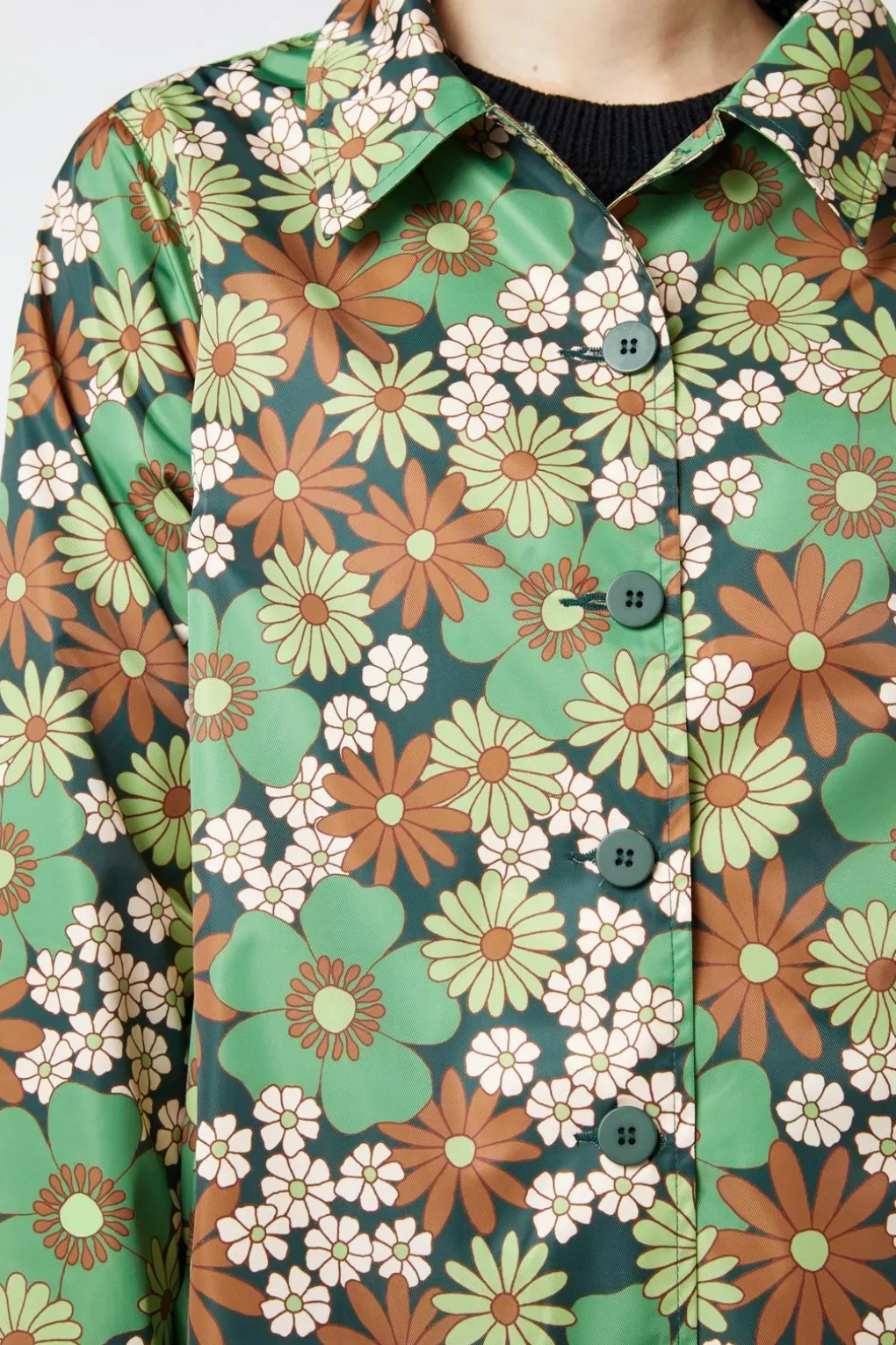 Bridgette Collared Raincoat