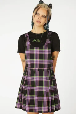 Bright Tartan Pinafore