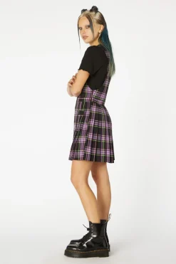Bright Tartan Pinafore