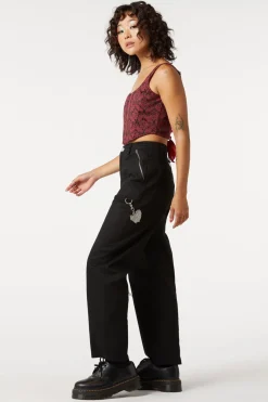 Brocade Dita Lace Up Corset