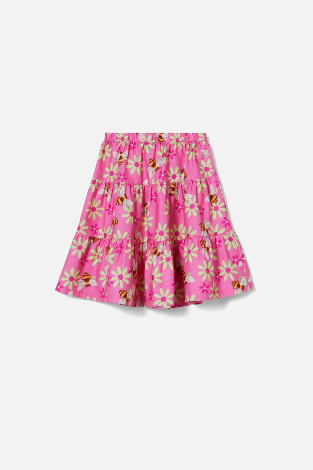 Busy Bees Kids Tiered Skirt