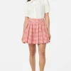 Callie Check Skirt