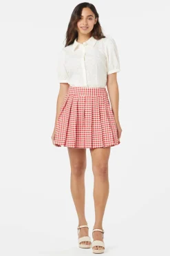 Callie Check Skirt