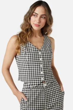 Callie Check Vest
