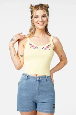 Caposhi Knitted Sleeveless Top