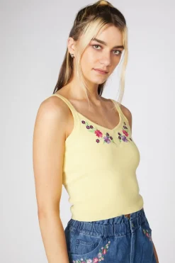 Caposhi Knitted Sleeveless Top