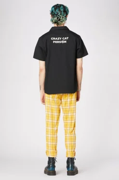 Cat Embroidery Ss Shirt